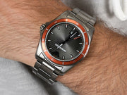 Emporio Armani Sigma Quartz Grey Dial Grey Steel Strap Watch For Men - AR11178
