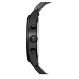 Hugo Boss Pioneer Chronograph Black Dial Black Steel Strap Watch for Men - 1513714