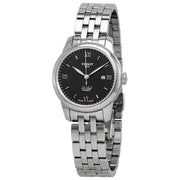 Tissot Le Locle Automatic Lady Black Dial Silver Steel Strap Watch For Women - T006.207.11.058.00