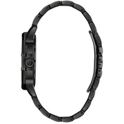 Bulova Octova Chronograph Black Crystal Dial Black Steel Strap Watch for Men - 98C134