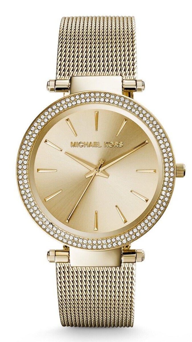 Michael Kors Darci Gold Dial Gold Mesh Bracelet Watch for Women - MK3368