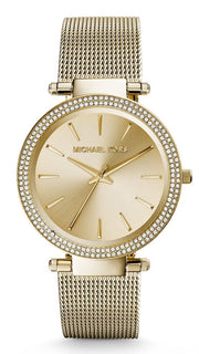 Michael Kors Darci Gold Dial Gold Mesh Bracelet Watch for Women - MK3368