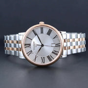 Tissot Carson Premium White Dial Two Tone Steel Strap Watch For Men - T122.410.22.033.00