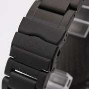 Nixon 51-30 Chrono Black Dial Black Steel Strap Watch for Men - A083-957