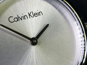 Calvin Klein Authentic Silver Dial Silver Mesh Bracelet Watch for Women - K8G23126