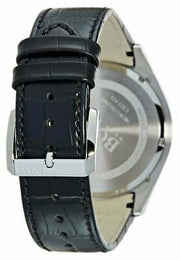 Hugo Boss Driver Chronograph Blue Dial Black Leather Strap Watch for Men - 1512882