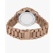 Michael Kors Brinkley Rose Gold Dial Rose Gold Steel Strap Watch for Women - MK6204