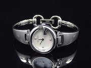 Gucci Guccissima Diamonds Mother of Pearl Dial Silver Steel Strap Watch For Women - YA134504