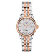 Tissot Le Locle Lady Automatic Diamonds Silver Dial Two Tone Steel Strap Watch For Women - T006.207.22.036.00