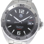 Tag Heuer Formula 1 Automatic Black Dial Silver Steel Strap Watch for Men - WAZ2113.BA0875