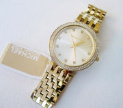 Michael Kors Darci Gold Dial Gold Stainless Steel Strap Watch for Women - MK3216