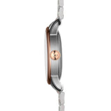 Tissot Le Locle Powermatic 80 Diamonds Silver Dial Two Tone Steel Strap Watch For Men - T006.407.22.036.01