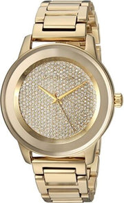 Michael Kors Kinley Gold Dial Gold Steel Strap Watch for Women - MK6209