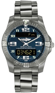 Breitling Aerospace Evo Blue Dial Silver Steel Strap Watch for Men - E79363101C1E1