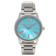 Michael Kors Hartman Quartz Blue Dial Silver Steel Strap Watch For Women - MK3519