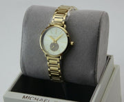 Michael Kors Portia Quartz Gold Dial Gold Steel Strap Watch For Women - MK3838