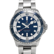 Breitling Superocean Automatic 42mm Blue Dial Silver Steel Strap Watch for Men - A17375E71C1A1