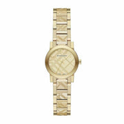 Burberry The City Gold Dial Gold Steel Strap Watch for Women - BU9234