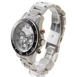 Marc Jacobs Rock Chronograph Silver Dial Silver Steel Strap Watch for Men - MBM5029