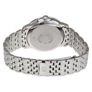 Omega De Ville Prestige Co-Axial Rhodium Silver Dial Silver Steel Strap Watch for Men - 424.10.40.20.02.001