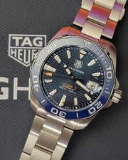 Tag Heuer Aquaracer Blue Dial Watch for Men - WAY211C.BA0928