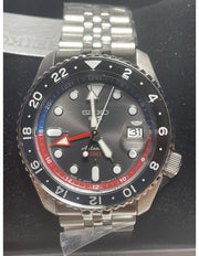 Seiko 5 Sports Special Edition Automatic Grey Dial Silver Steel Strap Watch For Men - SSK019K1