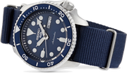 Seiko 5 Sports Automatic SKX Blue Dial Blue NATO Strap Watch For Men - SRPD51K2
