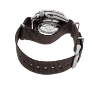 Seiko 5 Sport Automatic Brown Dial Brown Nylon Strap Watch For Men - SRPD85K1