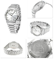 Salvatore Ferragamo F-80 Classic Silver Dial Silver Steel Strap Watch for Men - SFDT02223