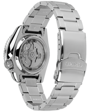 Seiko 5 Sports Checker Flag Special Edition Black Dial Silver Steel Strap Watch For Men - SRPK67K1