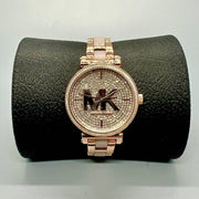 Michael Kors Sofie Quartz Crystals Crystals Rose Gold Dial Rose Gold Steel Strap Watch For Women - MK4336