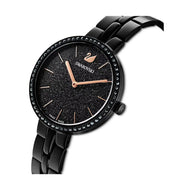 Swarovski Cosmopolitan PVD Black Dial Black Steel Strap Watch for Women - 5547646