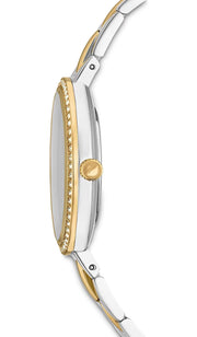 Swarovski Cosmopolitan Black Dial Two Tone Steel Strap Watch for Women - 5644072