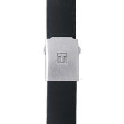 Tissot T Race Chronograph White Dial Black Rubber Strap Watch for Men - T048.417.27.037.00