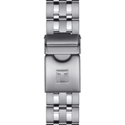 Tissot PRC 200 Chronograph Black Dial Silver Steel Strap Watch For Men - T055.417.11.057.00