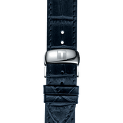 Tissot PRC 200 Chronograph Blue Dial Blue Leather Strap Watch For Men - T055.417.16.047.00