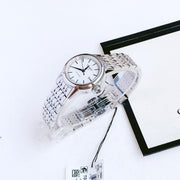Tissot T Classic Carson Automatic White Dial Silver Steel Strap Watch For Women - T085.207.11.011.00