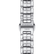 Tissot T Lady Flamingo Mother of Pearl Blue Dial Silver Steel Strap Watch For Women - T094.210.11.121.00