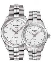 Tissot T Classic PR 100 Lady Silver Dial Watch For Women - T101.210.11.036.00