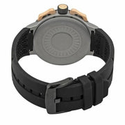 Tissot T Race Cycling Chronograph Black Dial Black Rubber Strap Watch For Men - T111.417.37.441.07