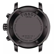 Tissot PRC 200 Chronograph Black Dial Black Steel Strap Watch For Men - T114.417.33.057.00