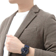 Tissot T Race Chronograph Blue Dial Blue Silicone Strap Watch For Men - T115.417.37.041.00