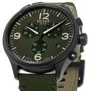 Tissot Chrono XL Green Dial Green NATO Strap Watch For Men - T116.617.37.097.00