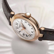 Tissot Bellissima Small Lady White Dial Brown Leather Strap Watch For Women - T126.010.36.013.00