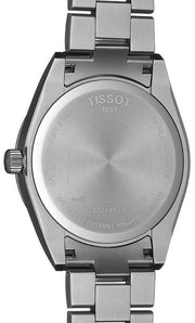 Tissot Gentleman Black Dial Silver Steel Strap Watch For Men - T127.410.11.051.00
