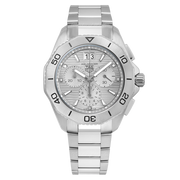 Tag Heuer Aquaracer Professional 200 Date White Dial Silver Steel Strap Watch for Men - CBP1111.BA0627