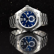 Tag Heuer Formula 1 Calibre 6 Automatic Blue Dial Silver Steel Strap Watch for Men - WAZ2014.BA0842