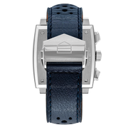 Tag Heuer Monaco Gulf Automatic Chronograph Blue Dial Blue Leather Strap Watch for Men - CBL2115.FC6494