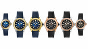 Tag Heuer Aquaracer Professional 200 Automatic Diamonds Black Dial Black Rubber Strap Watch for Women - WBP2451.FT6200