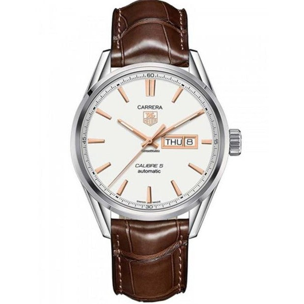 Tag Heuer Carrera White Dial Watch for Men - WAR201D.FC6291